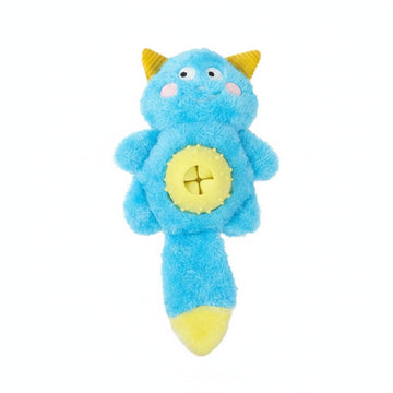 Plush Treat Dispensing Squeaky Toy – Interactive Puzzle Feeder for Indoor Play