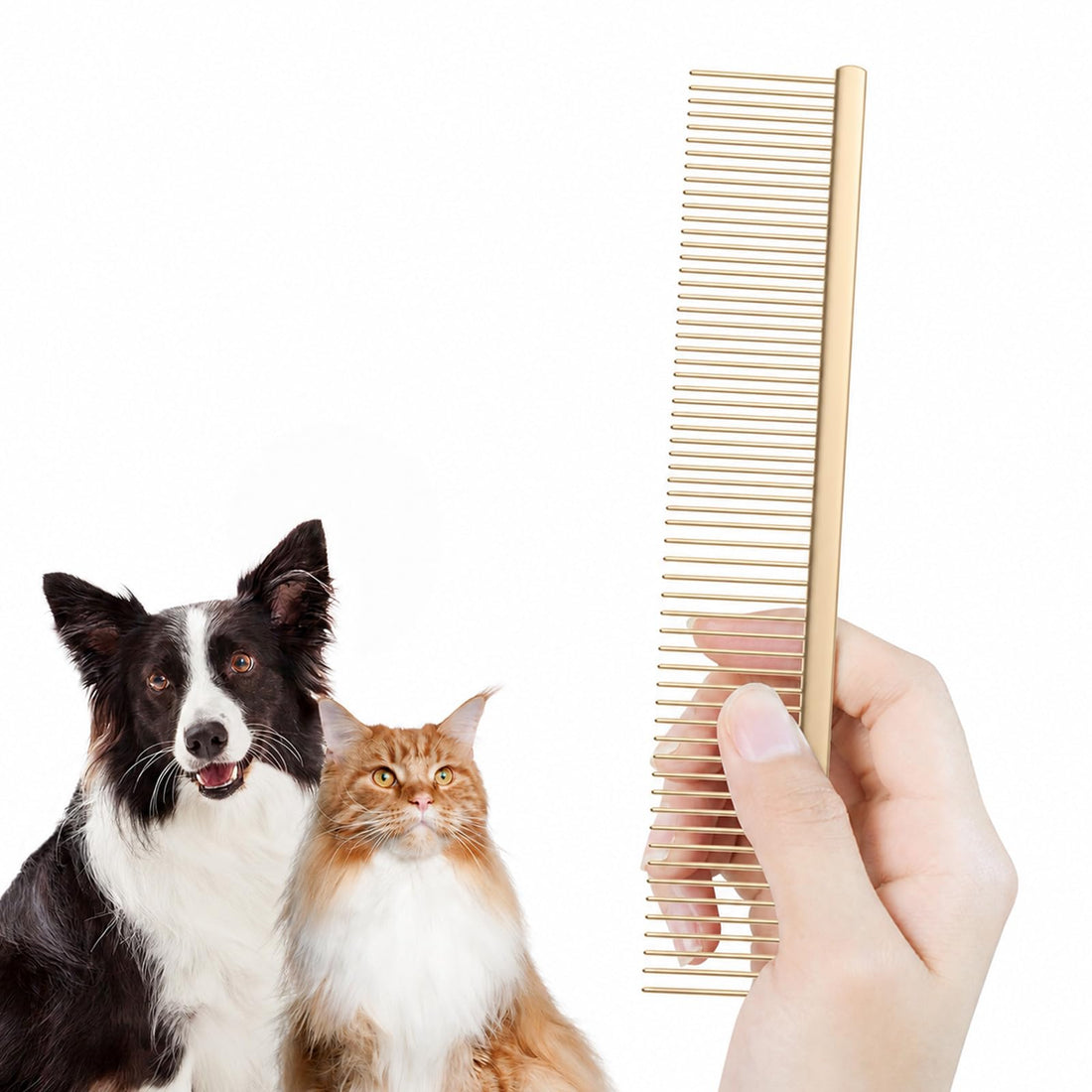 Stainless Steel Double-Sided Pet Comb