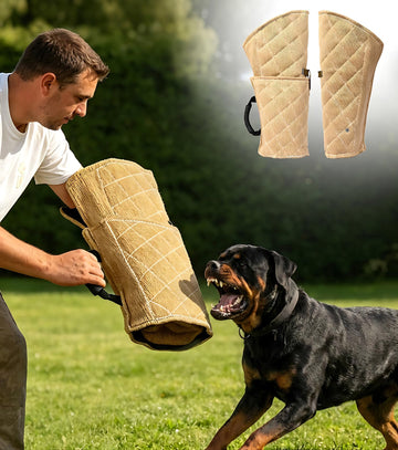 Professional Jute Dog Bite Sleeve – 23.6 Inch Full Arm Protection for K9 Training