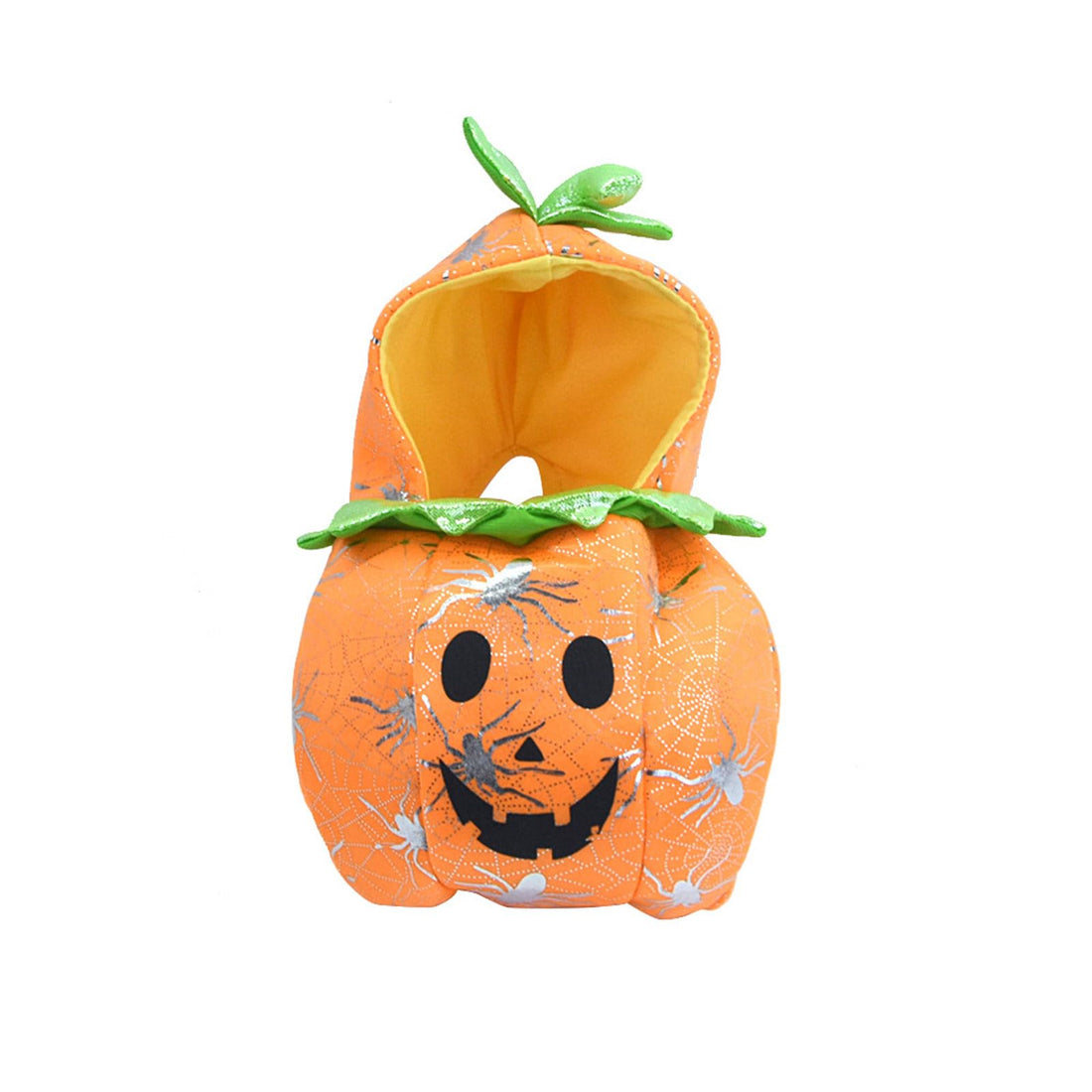 Pumpkin-Shaped Hooded Jumpsuit Costume for Small Dogs and Cats